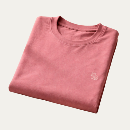 Soft Tee - Panda Icon - Mauve