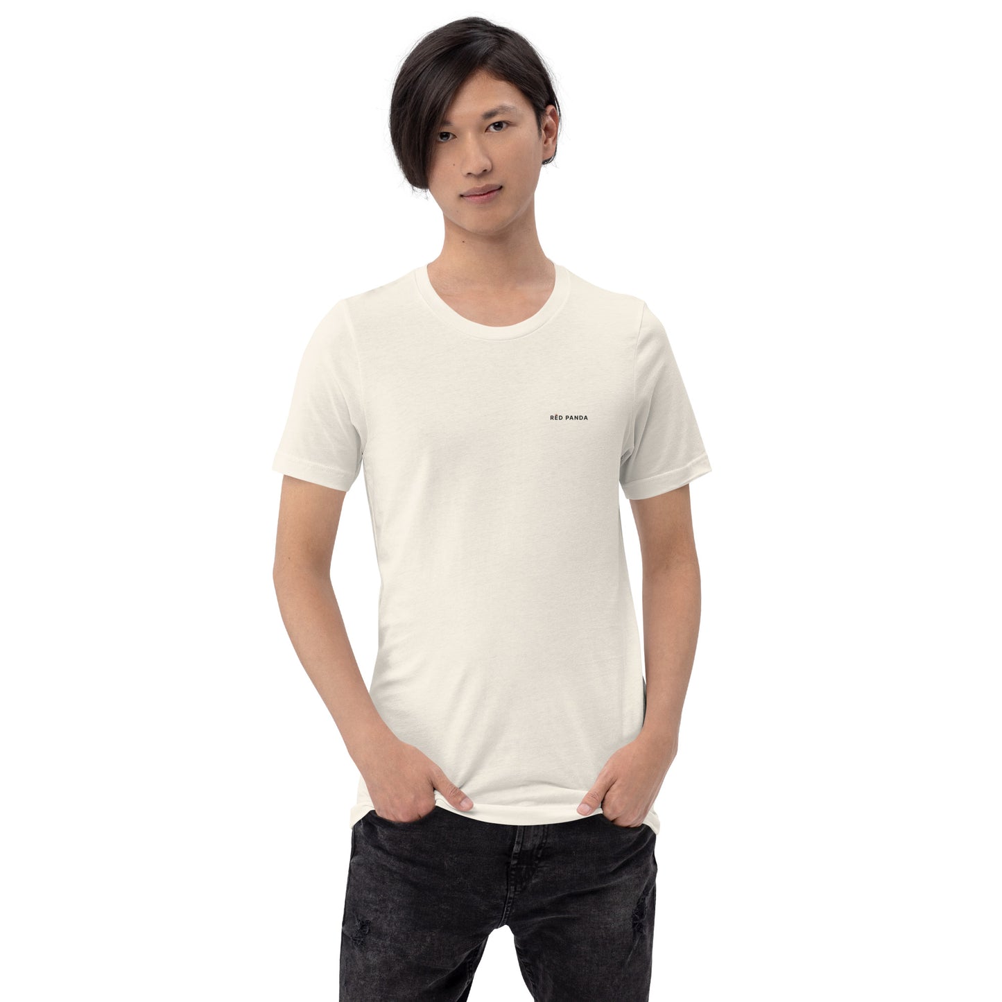 Soft Tee - RED PANDA - Vintage White
